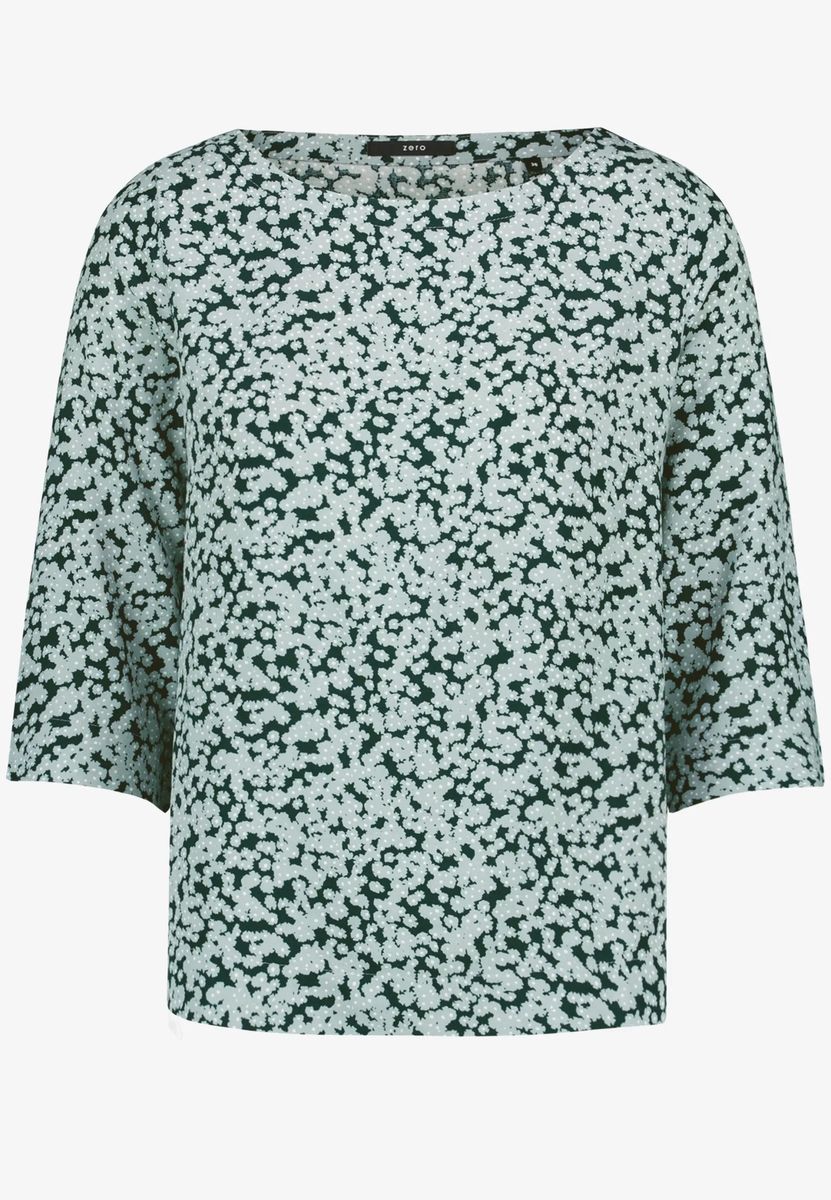 Bluse mit Blumenmuster und 3/4 Ärmeln