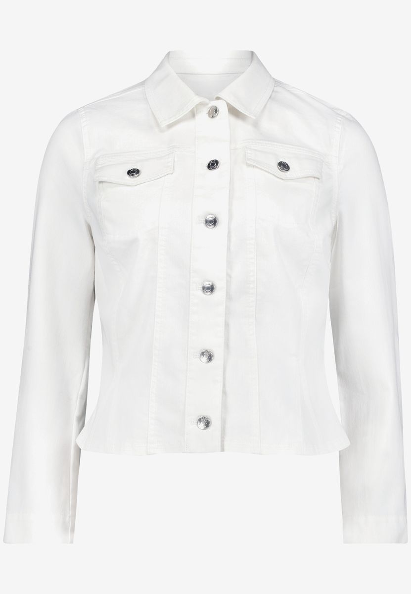 Jeansjacke tailliert mit Knopfleiste