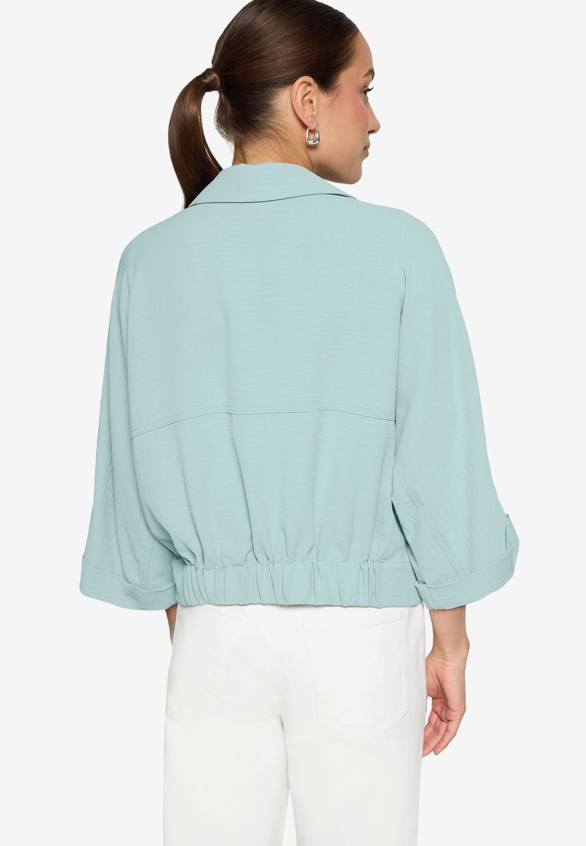 Kurzjacke im Blouson-Stil mit Pattentaschen