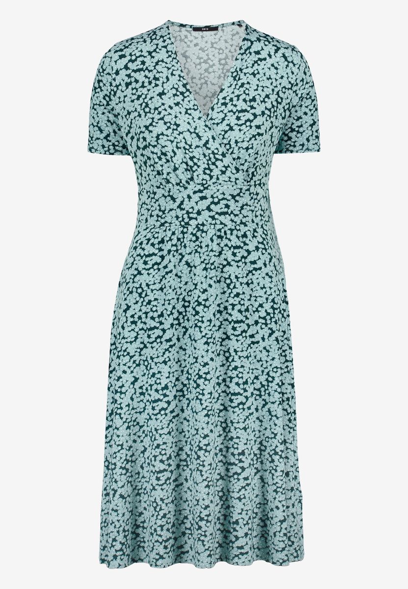 Jersey-Midikleid mit Blumenmuster