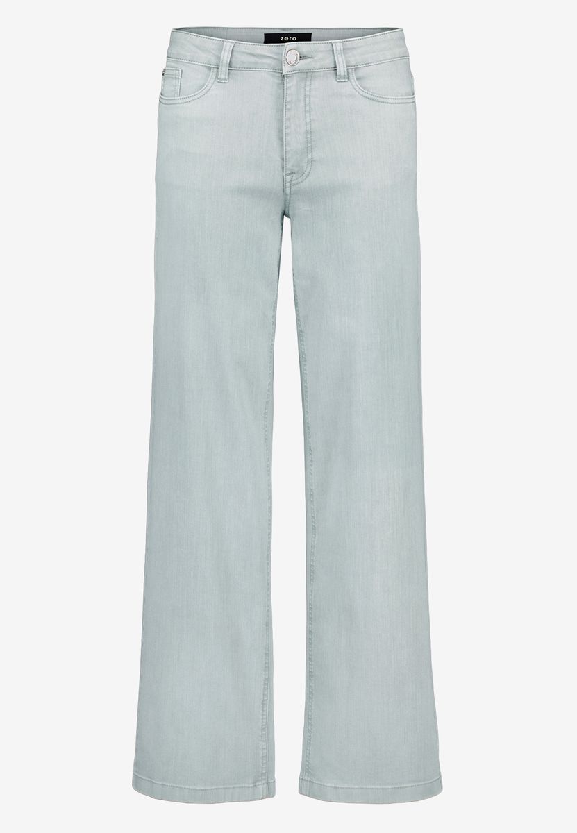 Weit geschnittene Jeans in heller Waschung