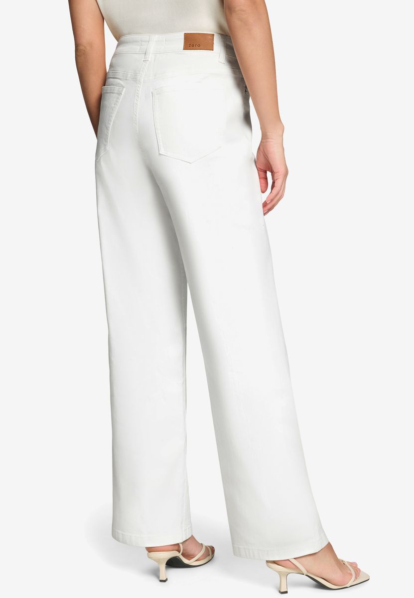Weit geschnittene Jeans in heller Waschung