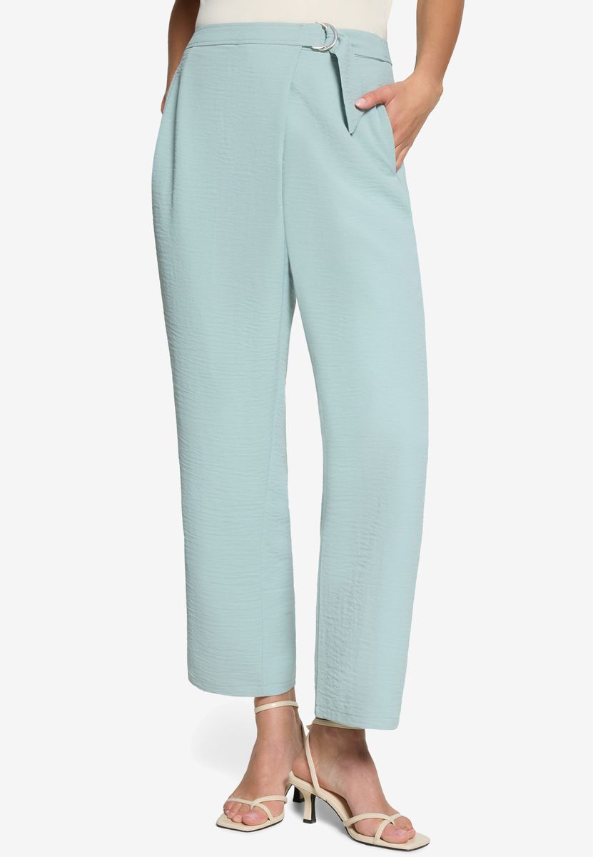 Elegante hellblaue Cropped Hose