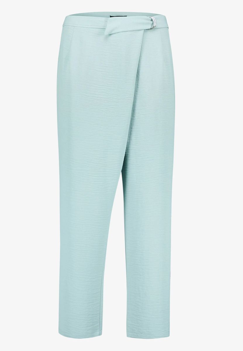 Elegante hellblaue Cropped Hose