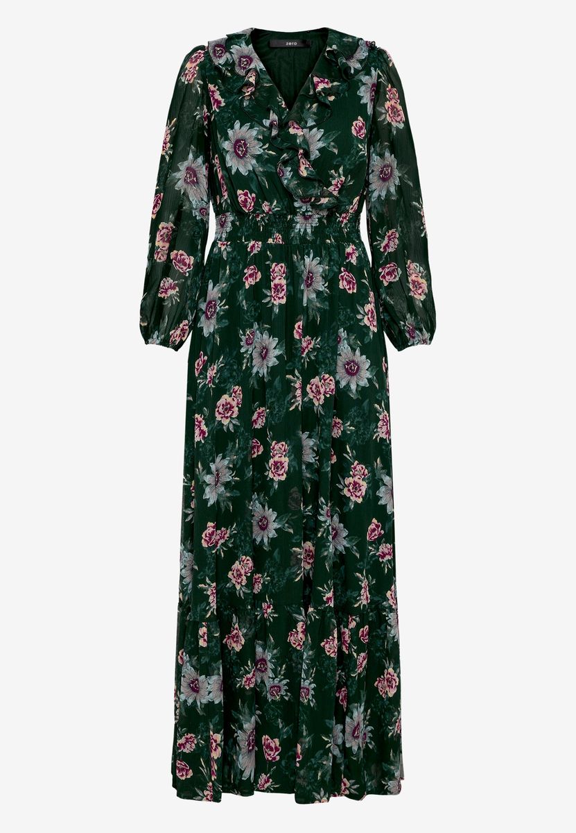 Luftiges Maxikleid mit Blumenmuster