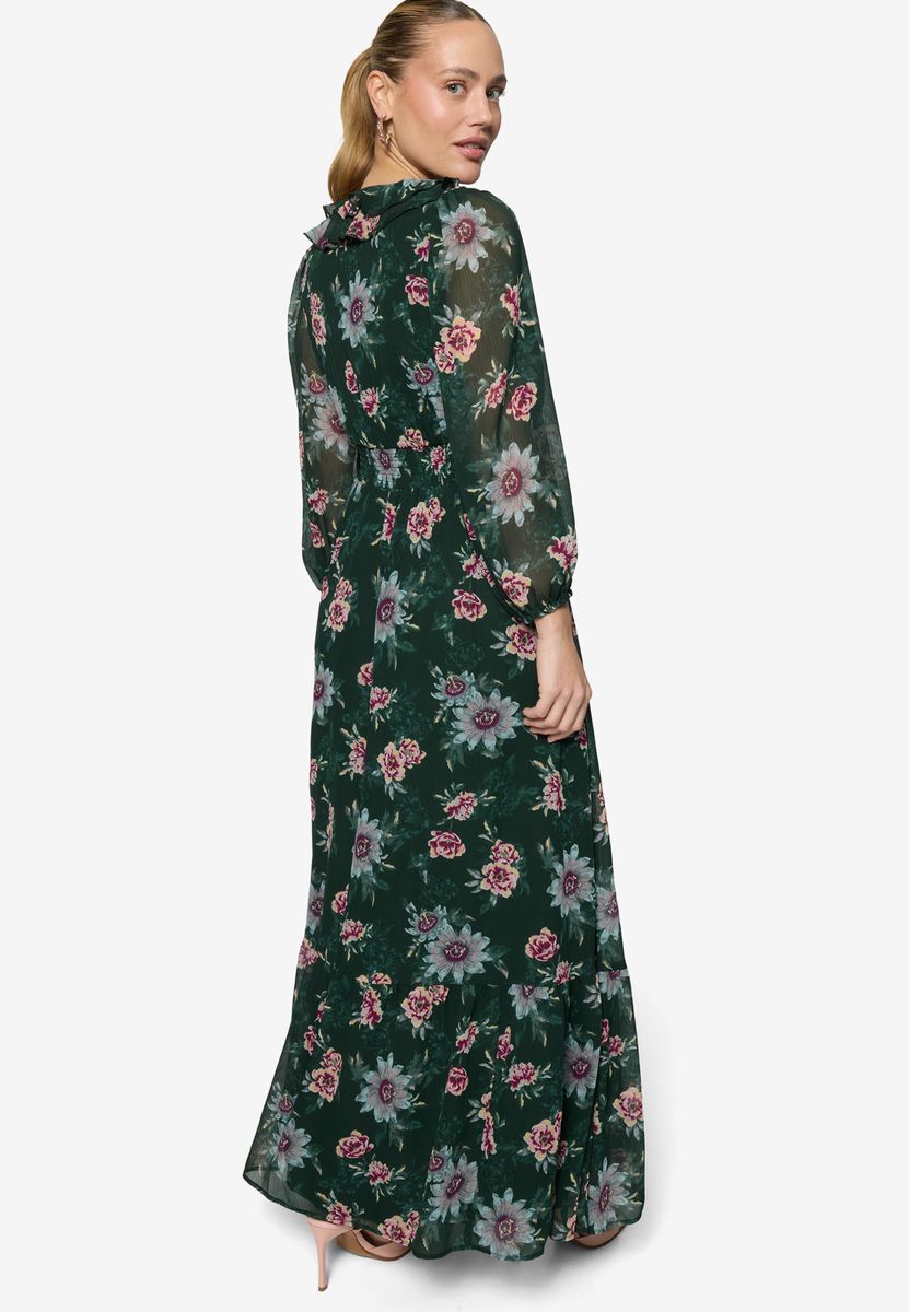 Luftiges Maxikleid mit Blumenmuster