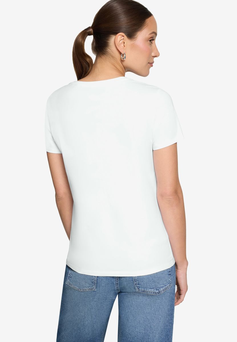 Baumwoll-T-Shirt mit Grafikprint