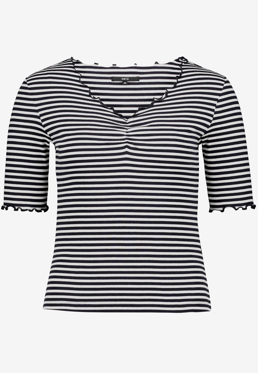Shirt gestreift mit Raffung