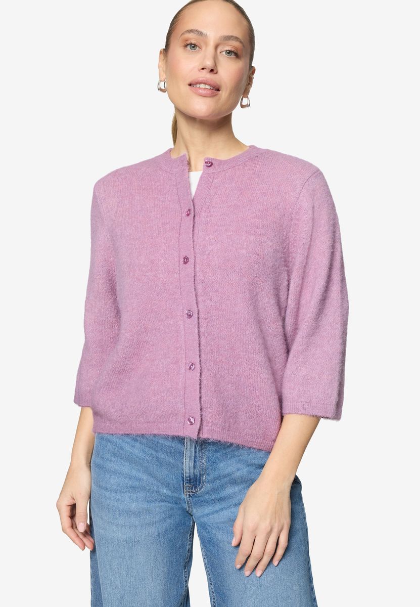 Strickjacke  3/4 Arm und Knöpfe
