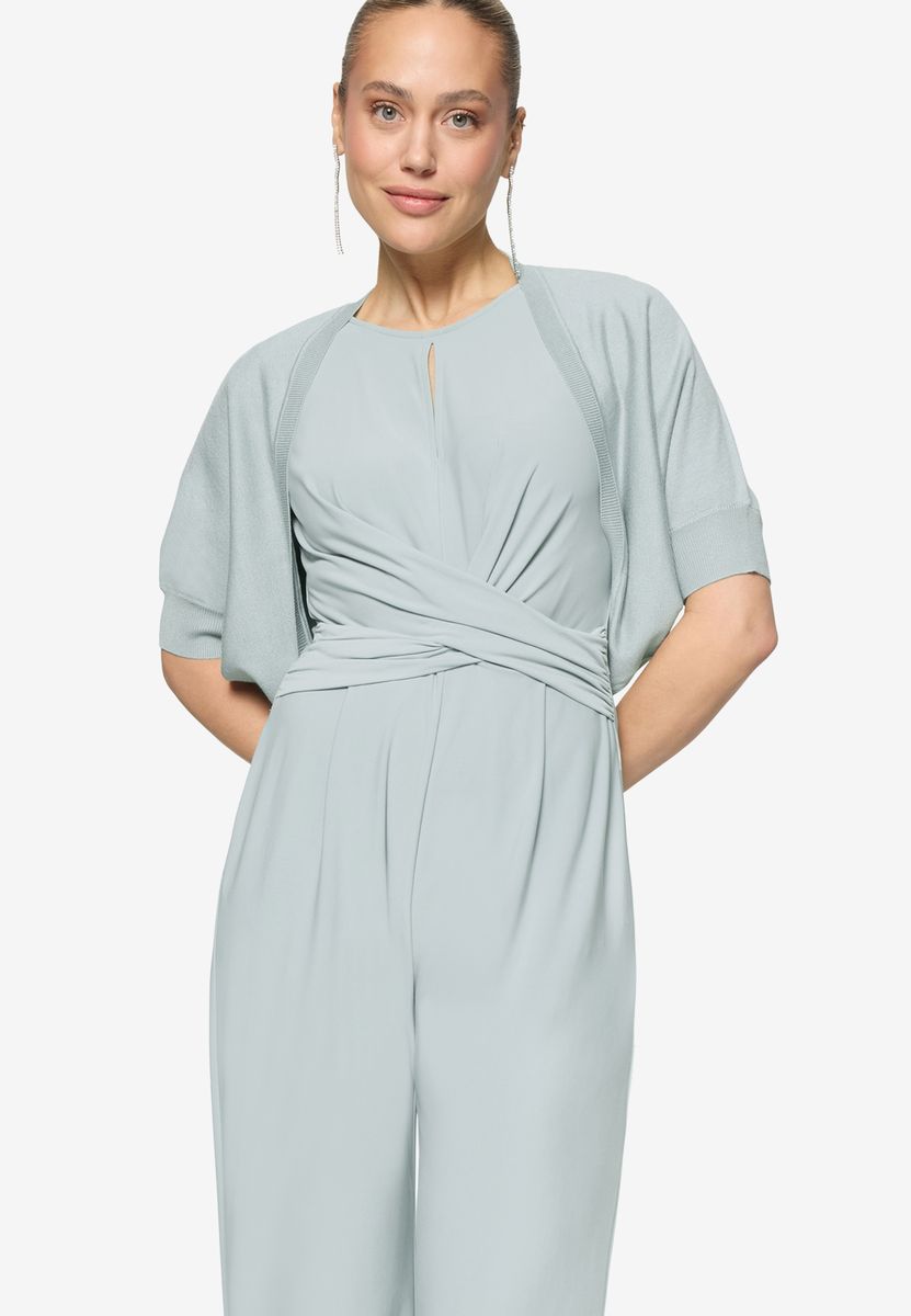 Eleganter Kurzarm-Strickbolero