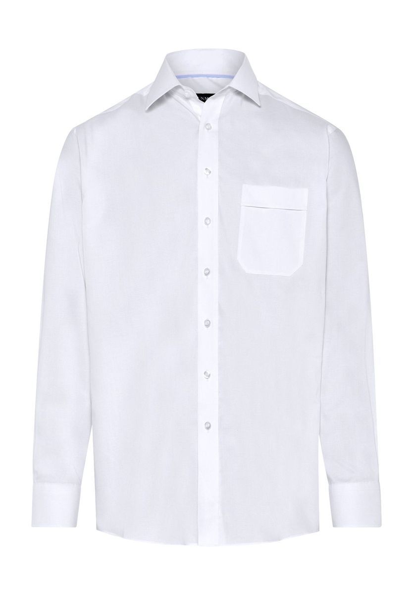 Klassisches weißes Baumwoll Businesshemd