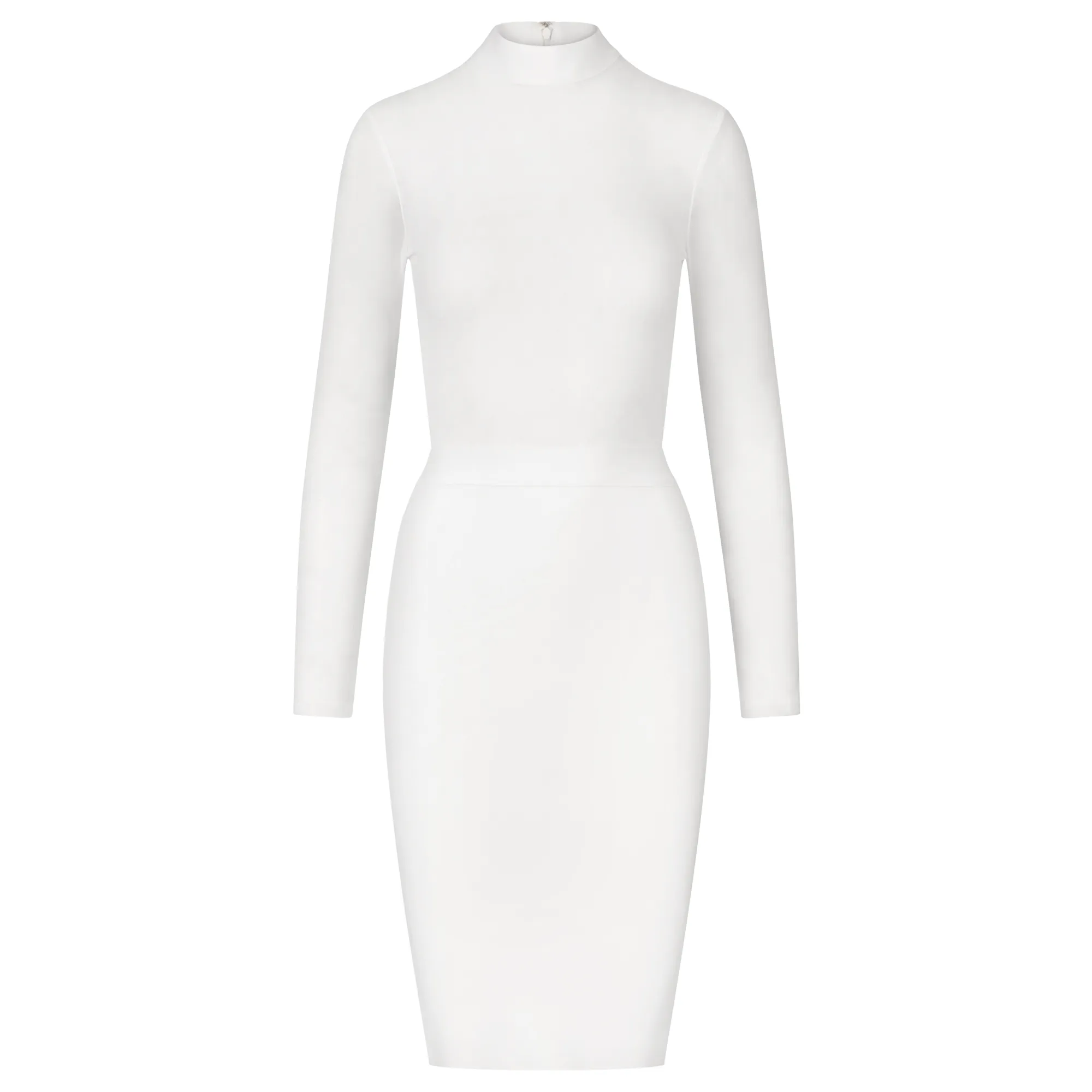 Elegantes Langarm-Bandagenkleid