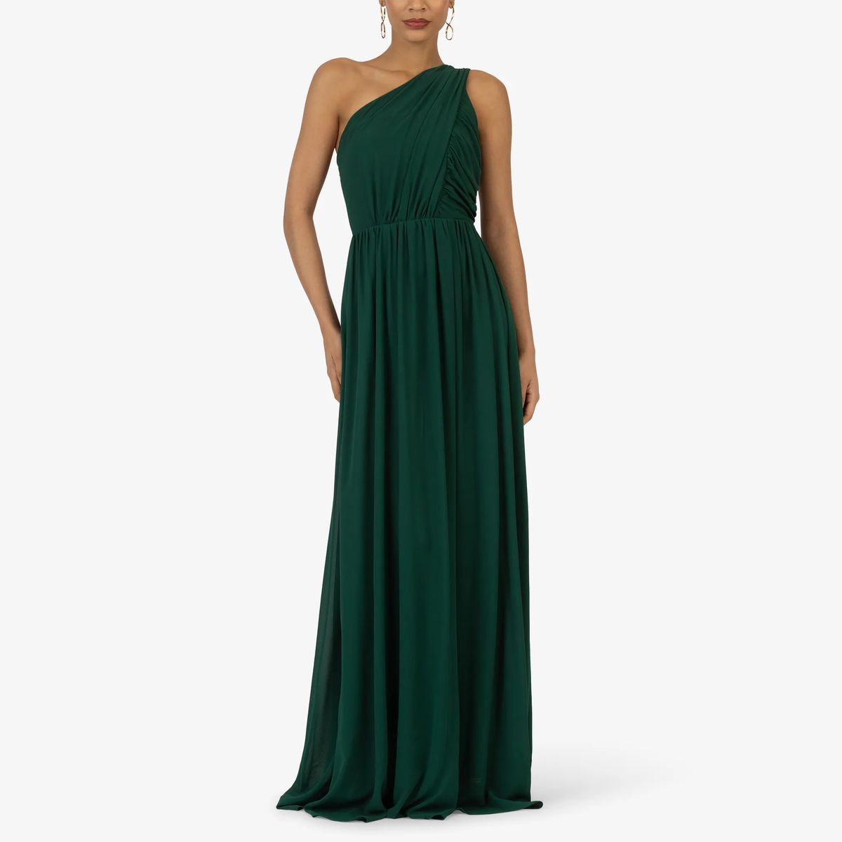 Elegantes One-Shoulder-Maxikleid
