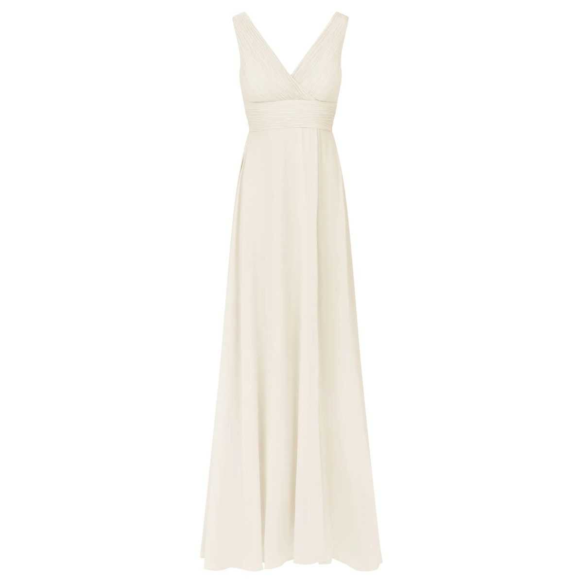 Elegantes, ärmelloses Maxikleid mit Schlitz