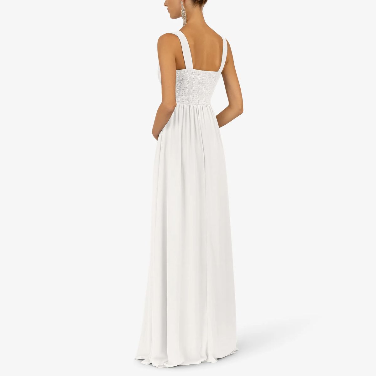 Elegantes, ärmelloses Maxikleid mit Schlitz