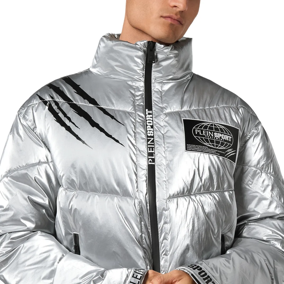 Plein Sport Metallic Steppjacke