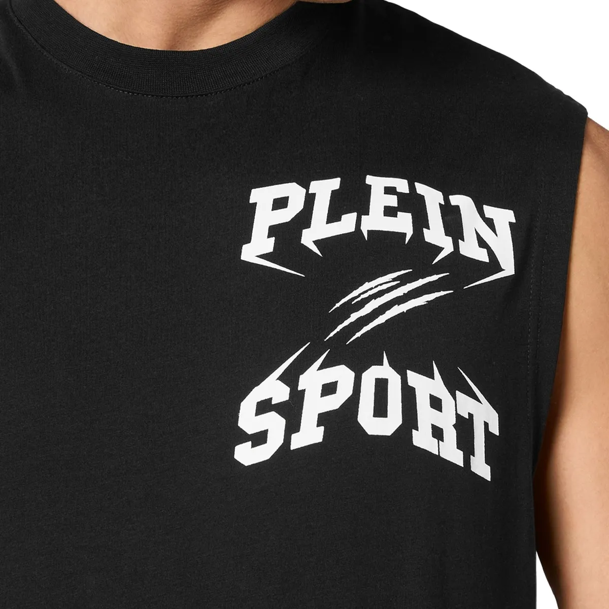 Ärmelloses Sport Tank Top mit Print