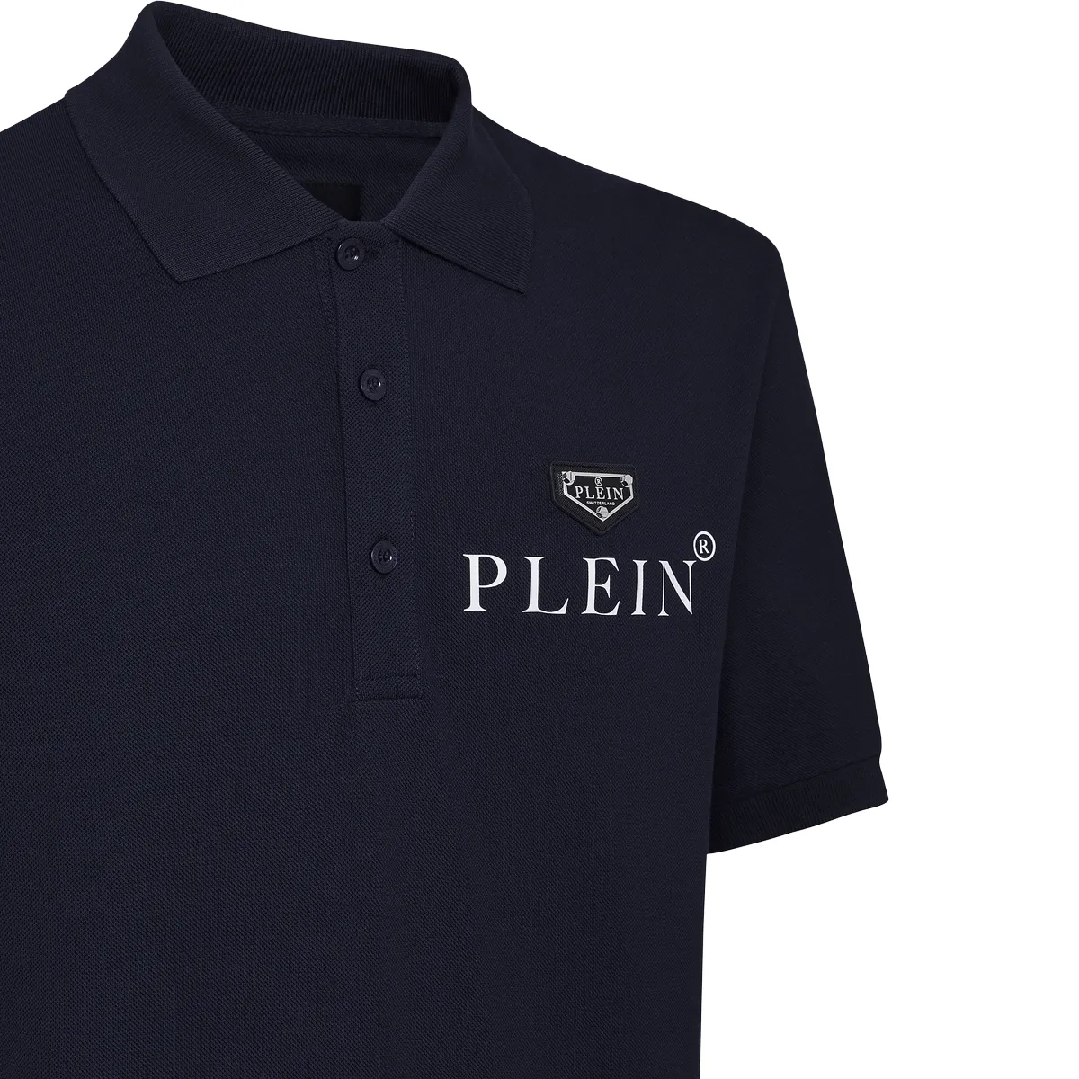 Klassisches Baumwoll-Piqué-Poloshirt