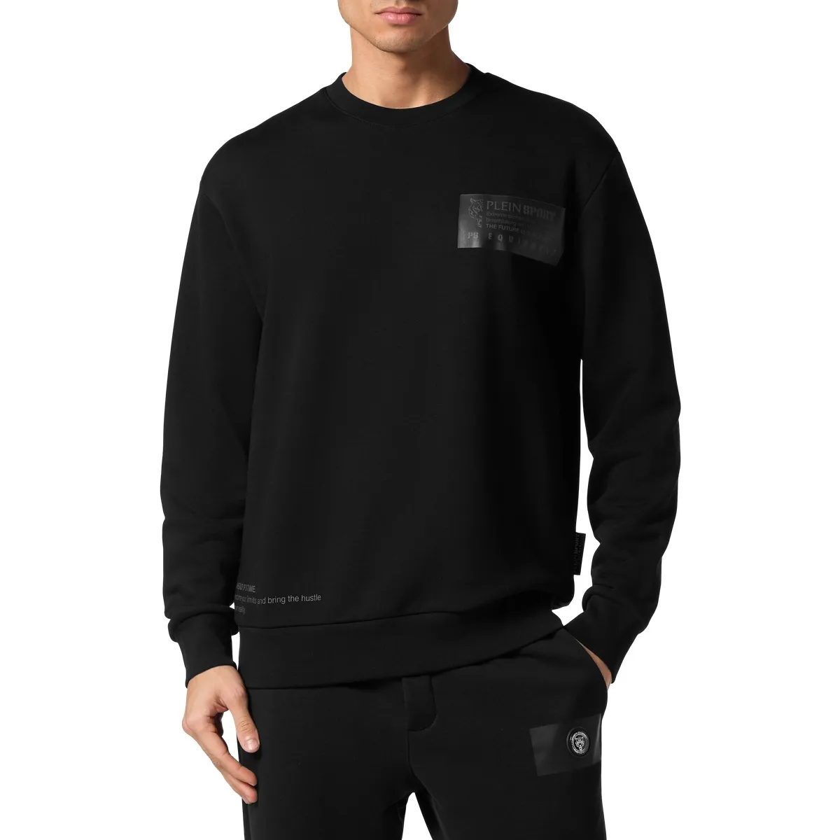 Herren Sweatshirt mit Grafik-Patch