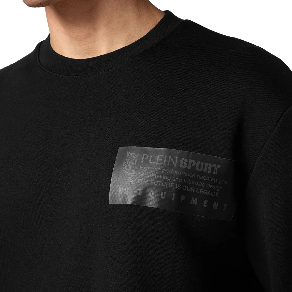 Herren Sweatshirt mit Grafik-Patch