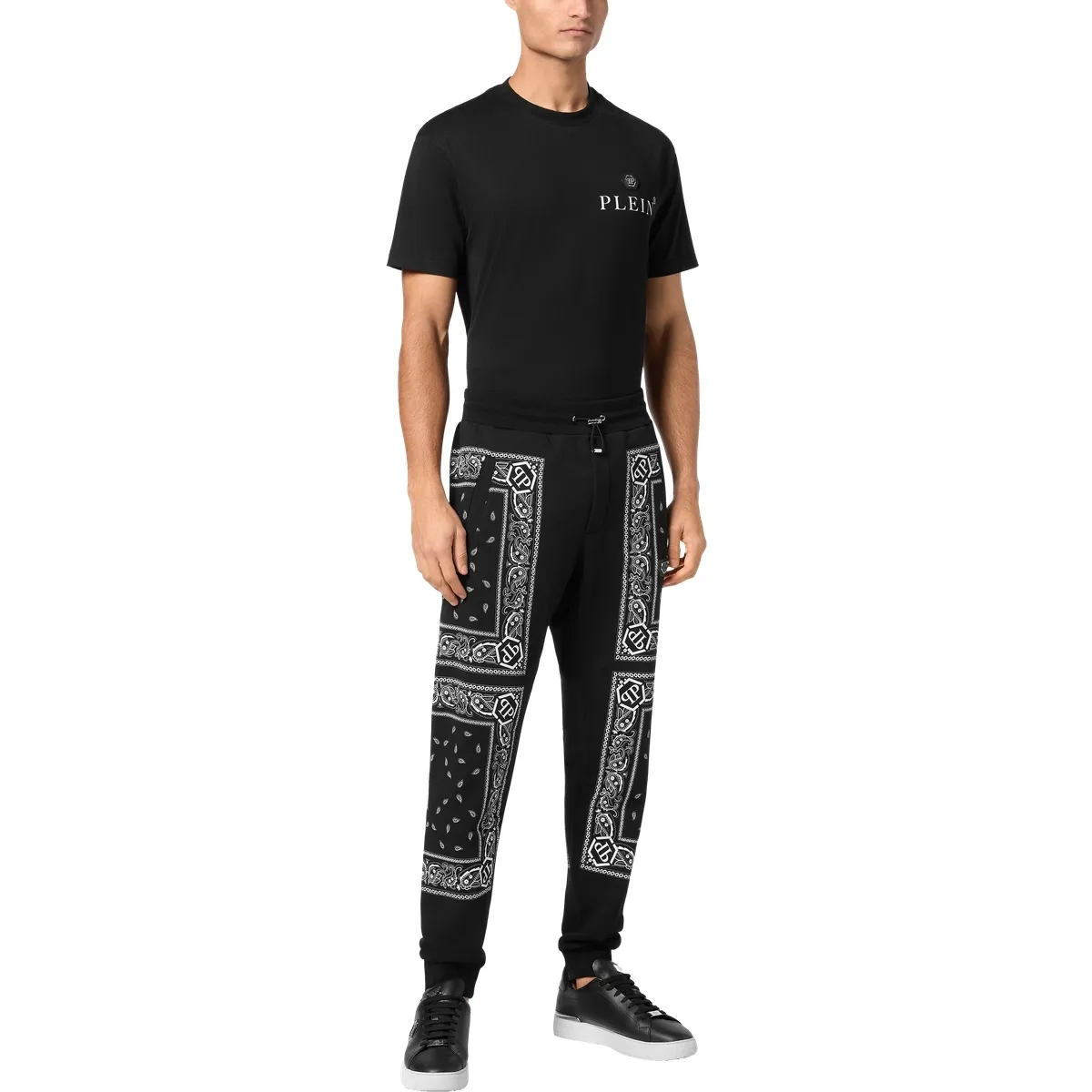 Jogginghose mit Paisley-Print