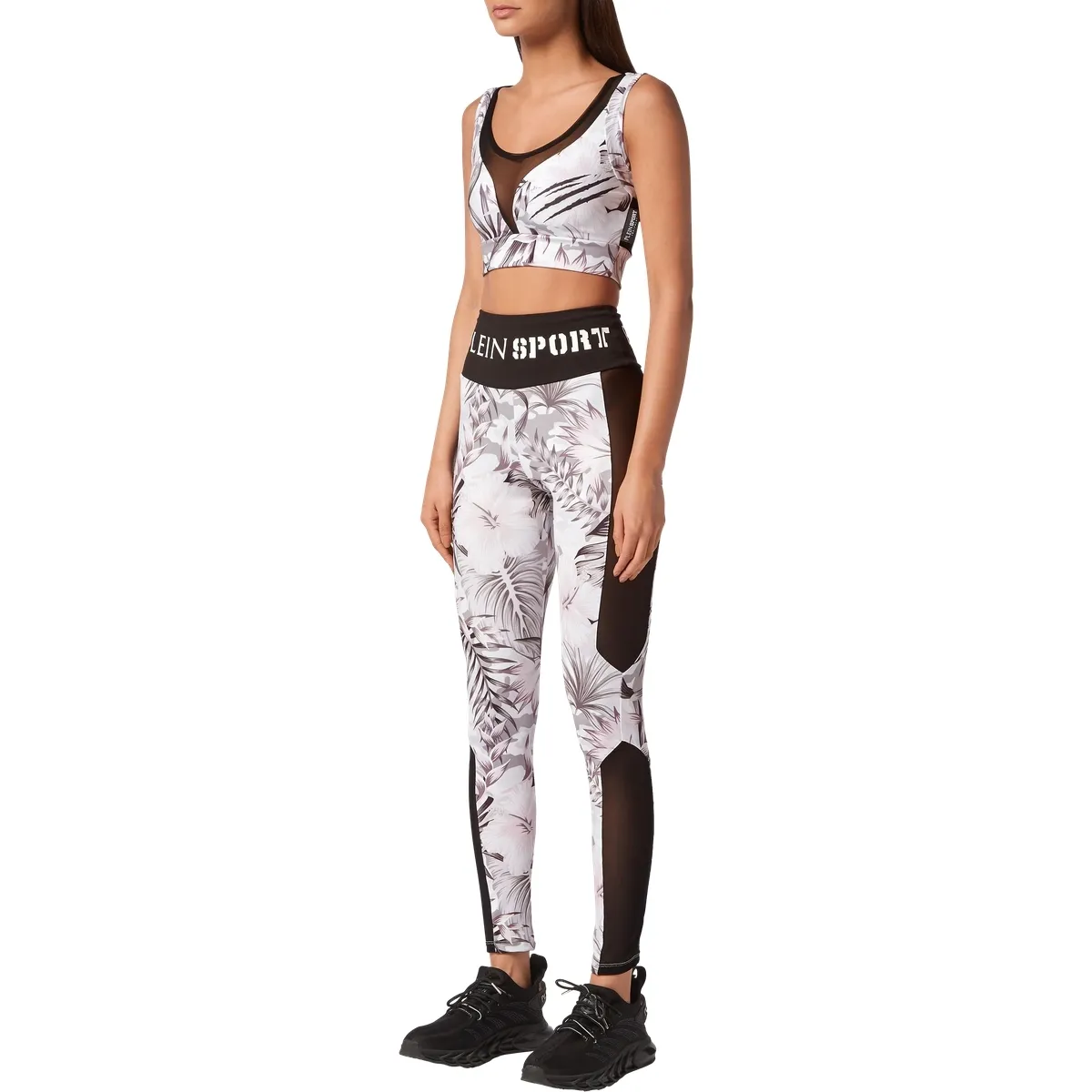 Leggings mit Blumenmuster für Sport