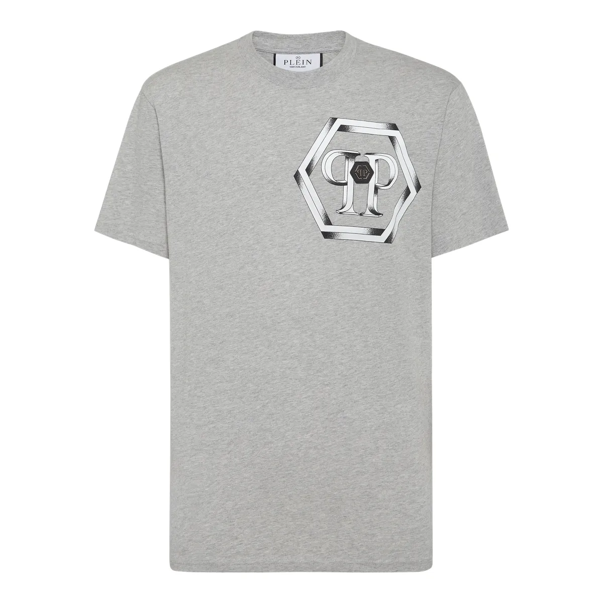 Modernes Baumwoll-T-Shirt mit Grafiklogo