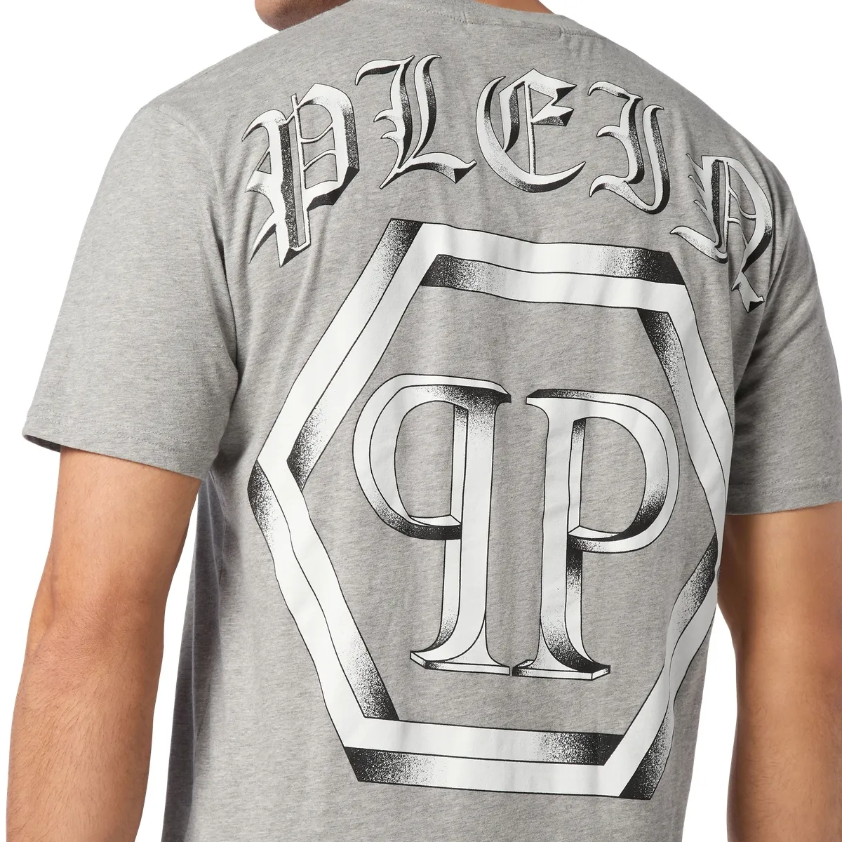 Modernes Baumwoll-T-Shirt mit Grafiklogo