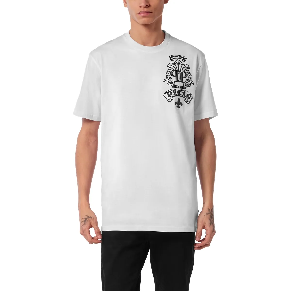 Baumwoll-T-Shirt mit Grafikprint