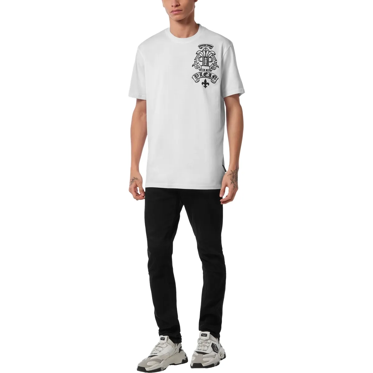 Baumwoll-T-Shirt mit Grafikprint