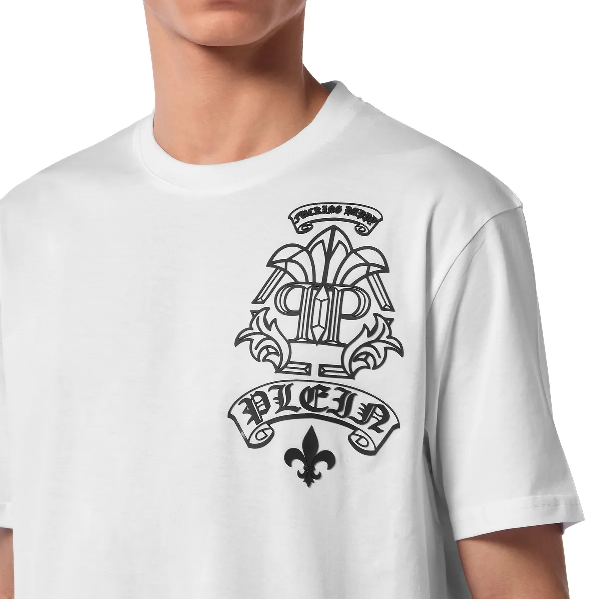 Baumwoll-T-Shirt mit Grafikprint