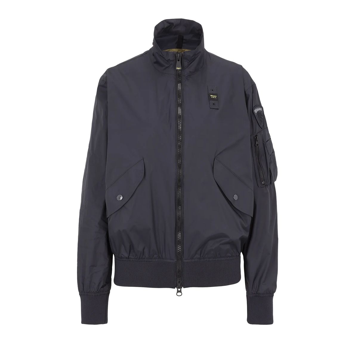 Klassische Bomberjacke mit Taschen-Detail