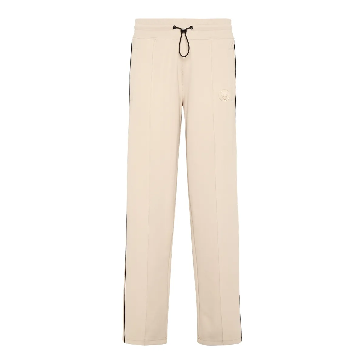 Sportliche beige Loungehose mit Paspelierung