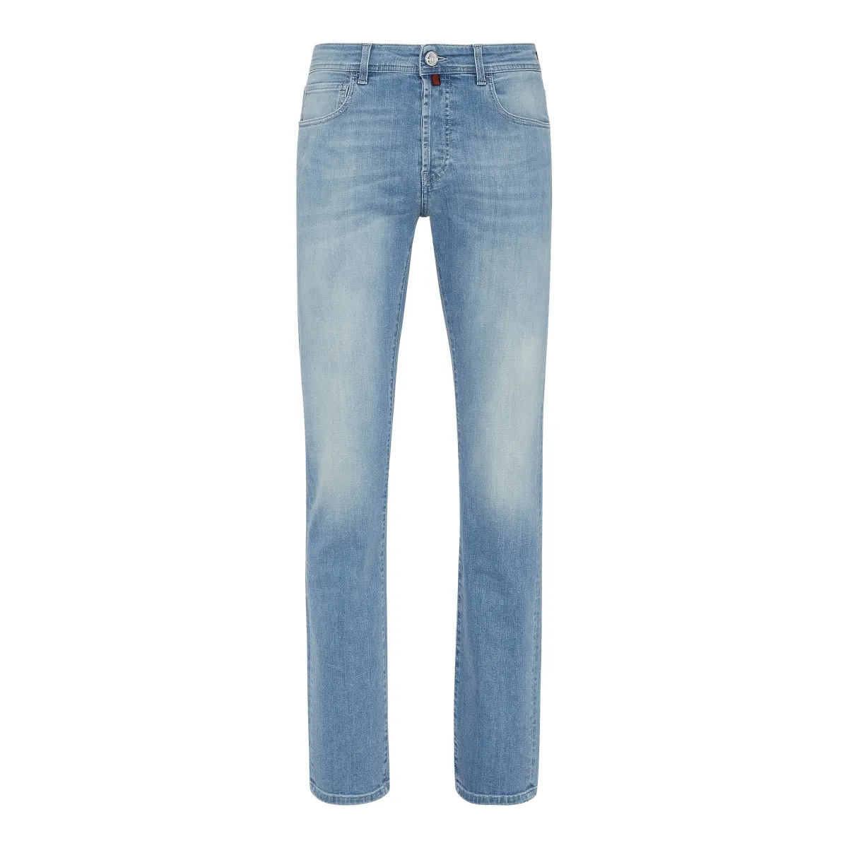Gerade geschnittene Jeans mit heller Waschung