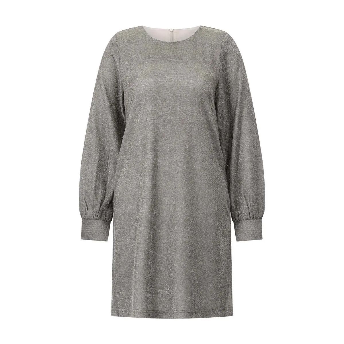 Glitzer-Midi-Kleid mit Ärmeln