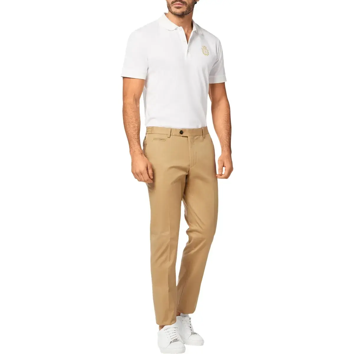 Klassische Slim-Fit Chino-Hose