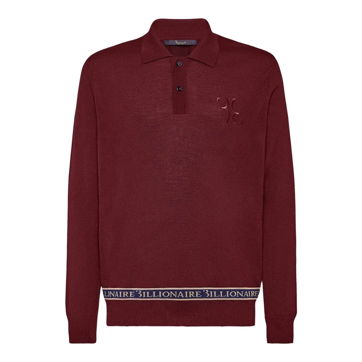 Herren Langarm Polo Pullover