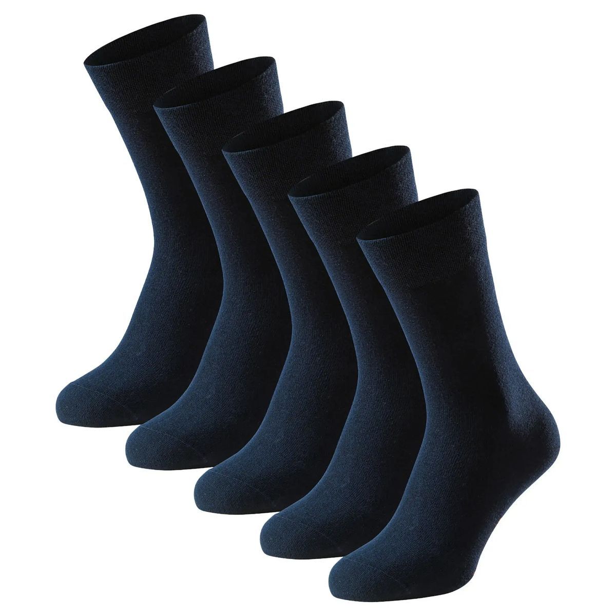 Dunkelblaue Herrensocken aus Baumwolle