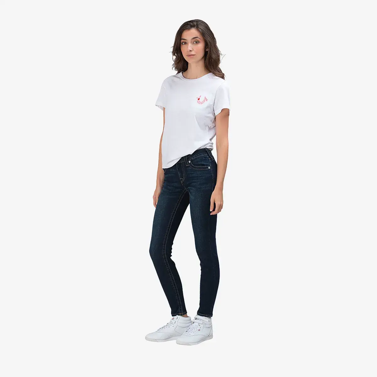Dunkelwaschung Skinny Fit Jeans