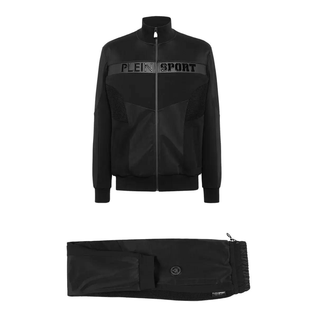 Statement Trainingsanzug Jacke und Hose Set