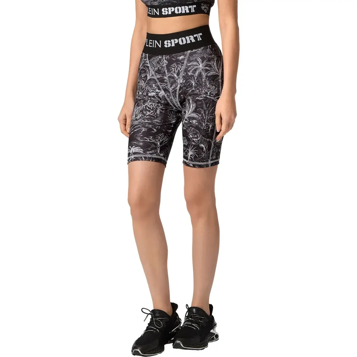 Bedruckte Activewear Radlerhose