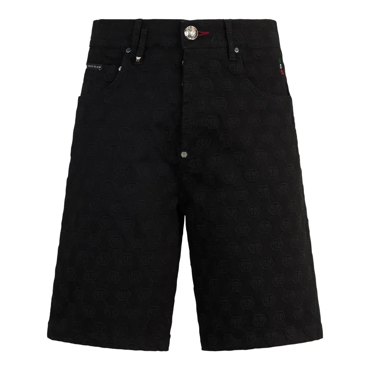 Monogramm-Stickerei Herren Denim Shorts