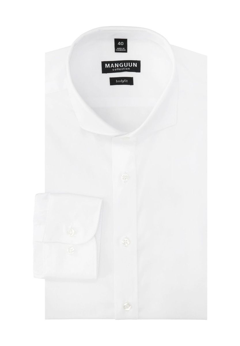Klassisches weißes Body-Fit-Hemd
