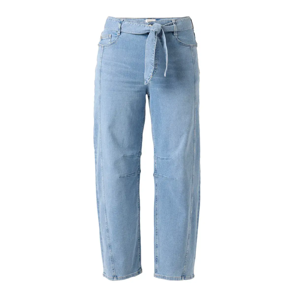 Barrel Leg Jeans mit mittelhohem Bund