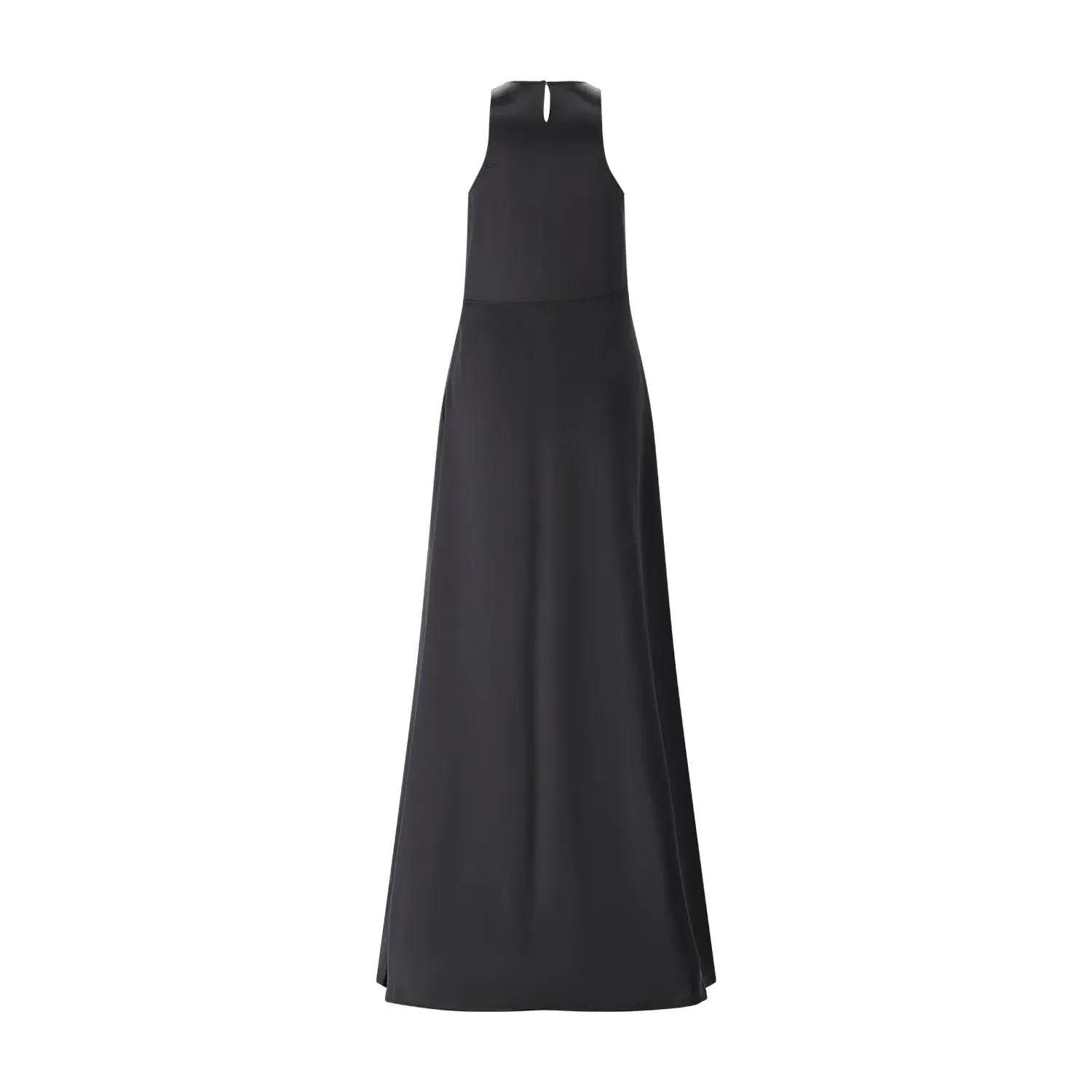 Ärmelloses Maxikleid aus Seide