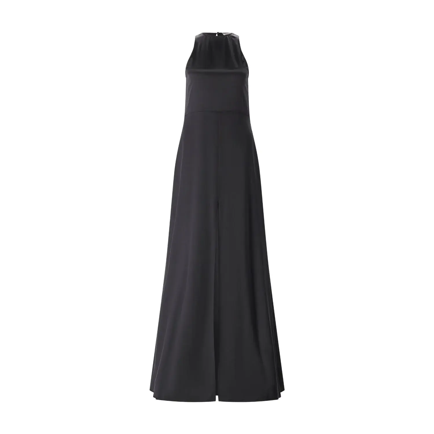 Ärmelloses Maxikleid aus Seide