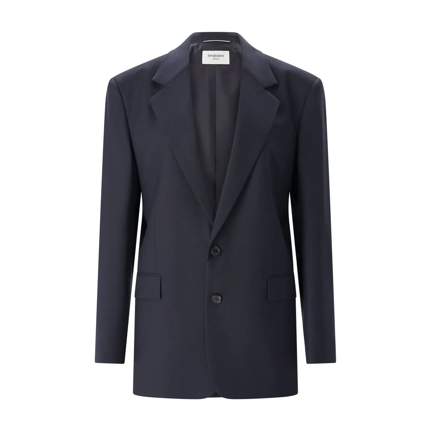 Klassischer, einreihiger Wollblazer