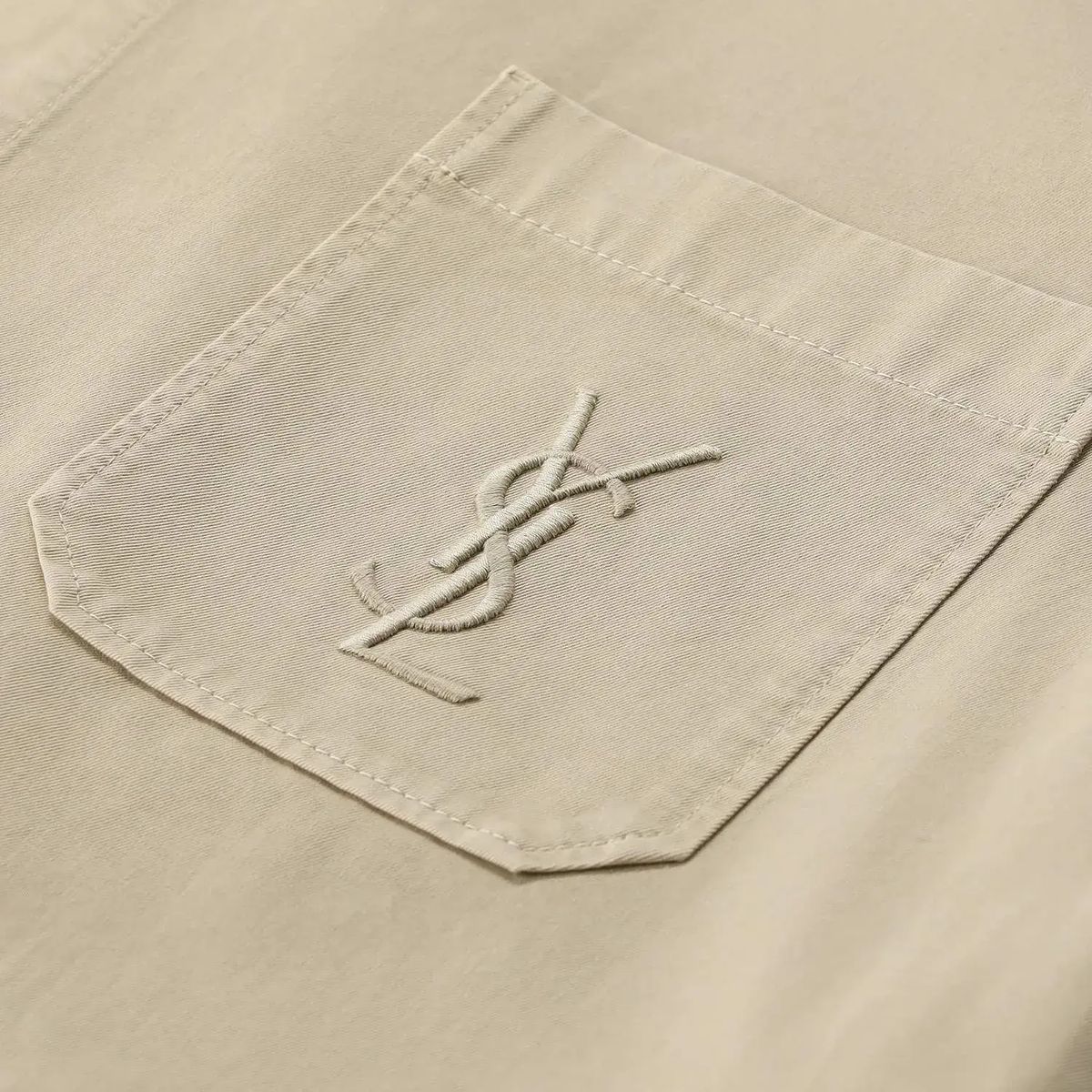 Klassisches Baumwoll-Übershirt mit Knöpfen