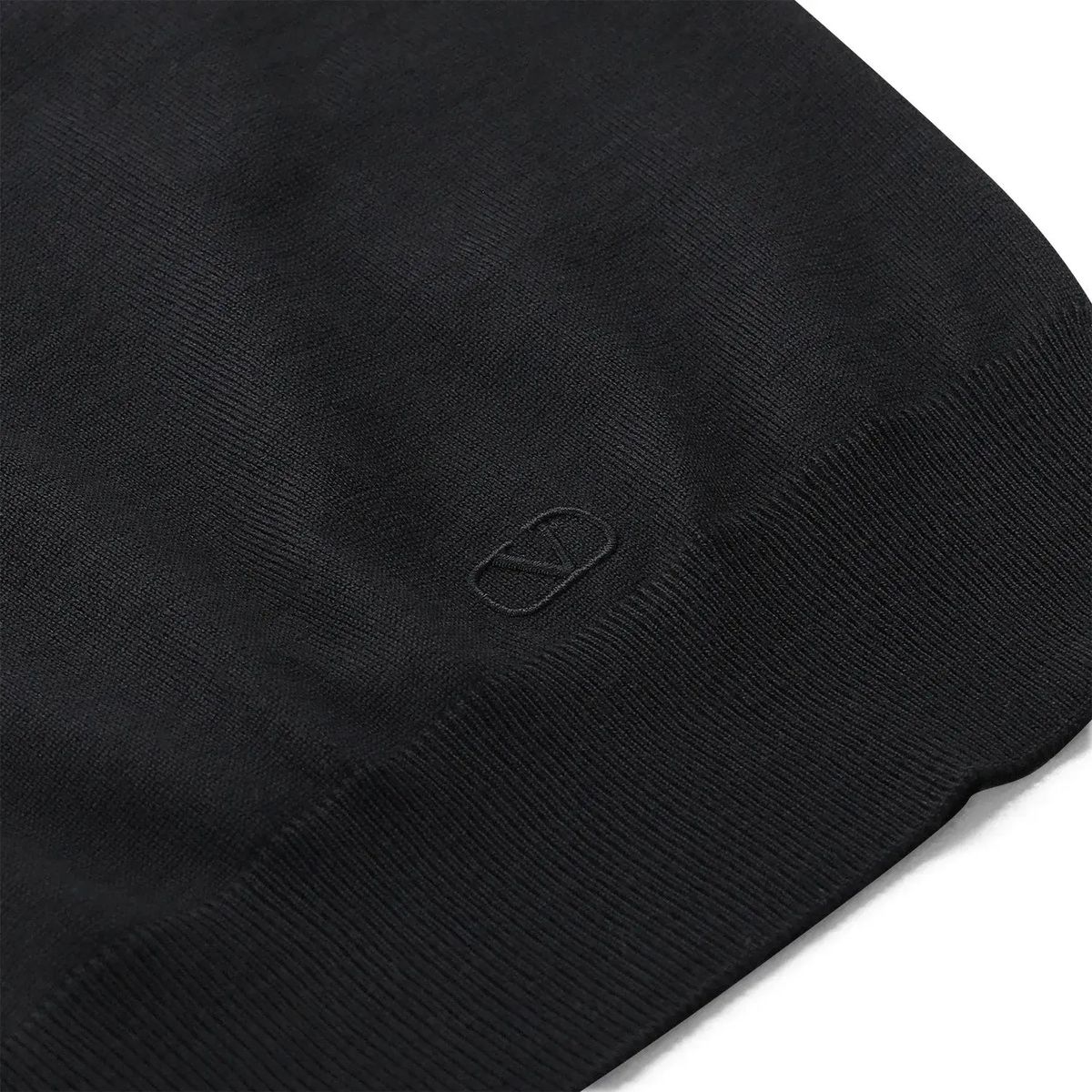 Elegantes Wollstrick Kurzarm T-Shirt