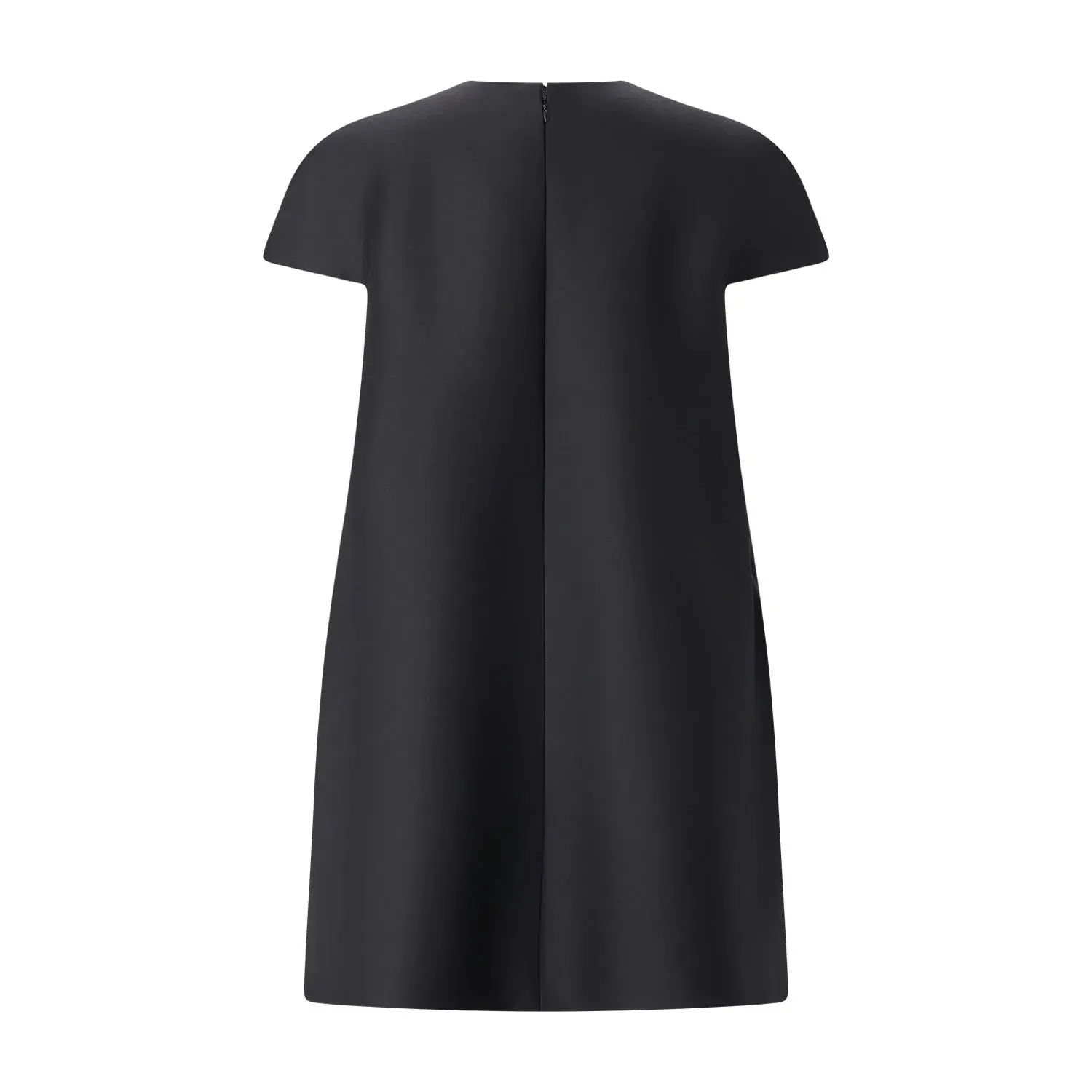 Minimalistisches Mini-Kleid aus Woll-Seide-Gemisch